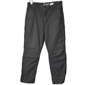 Carhartt Black Cargo Pants Straight Leg